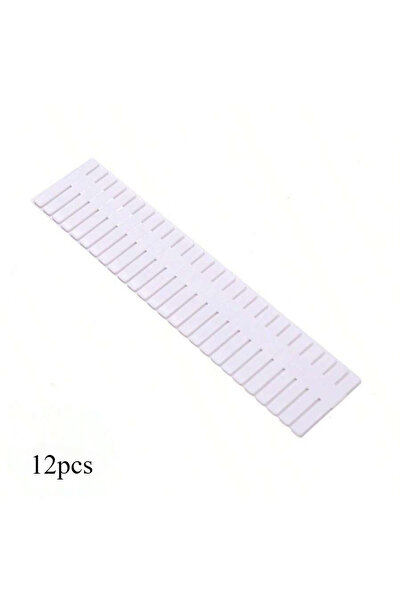 choice2 12 Pieces White Adjustable Plastic Space separation tool Desk and Dra...