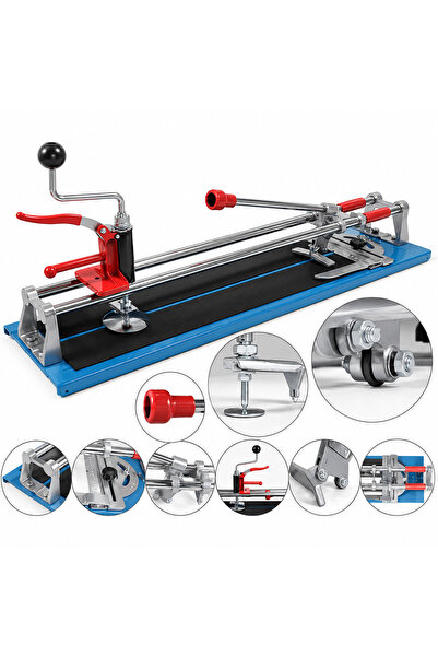 Promaster Seramik Fayans Kesme Makinesi 60 cm Manuel Karo Kesici ve Delme Alü...