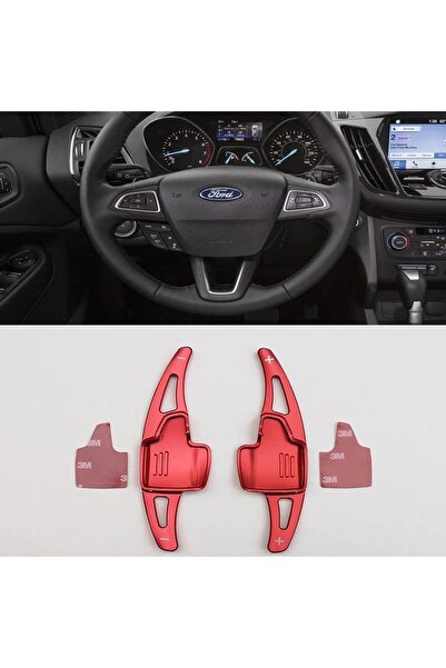 beyaztuning Ford Focus F1 Vites Kulakçık Paddle Shift 2015-2019 Kırmızı