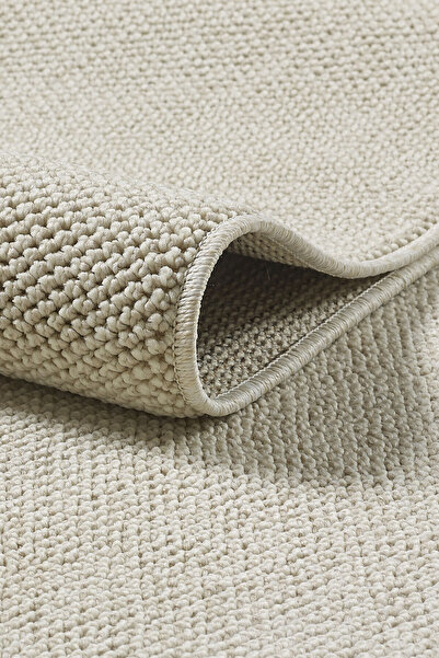 Anaska Home Modern Desenli Krem Sisal Yumuşak Jüt Halı Oturma Odası Halısı Sa...