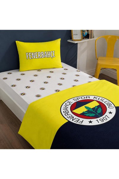 Taç License-Protected Fenerbahçe Legend (120 X 200 cm with Elastic Sheet) Single Person Bedding Set