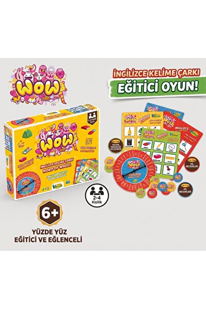 Yoko Toys Wow English Word Wheel School Supplies - Educational English Learning