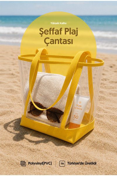 lizy's Transparent Beach Bag High Quality Domestic Production