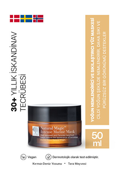 New Nordic Natural Magic Intense Marine Mask Kırmızı Deniz Yosunlu Yoğun Neml...