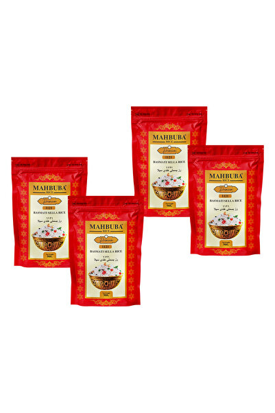 Mahbuba 1121 Premium Basmati Pirinç 4x900gr Glutensiz (PESTİSİT VE AFLATOKSİN...
