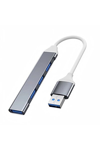 Choice3 Grey USB1Pcs 4-Port All-in-One USB Hub Type-C Docking Station Adapter...