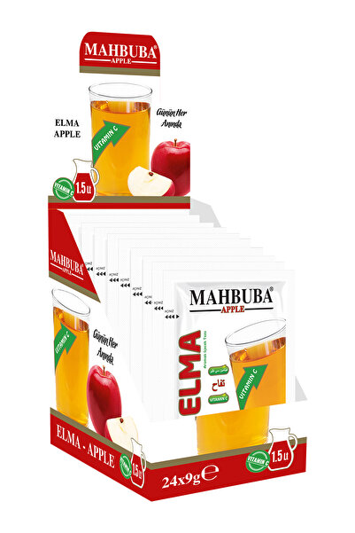 Mahbuba Elma Aromalı Soğuk Toz İçecek 24x9gr