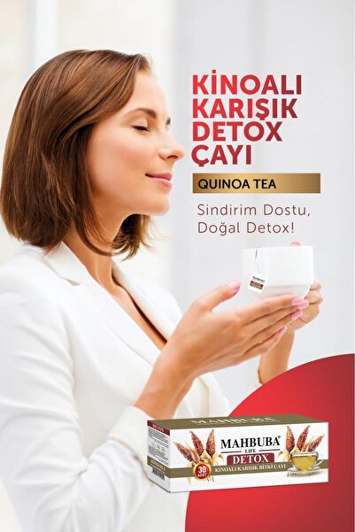 Mahbuba Kinoalı Karışık Bitki Çayı 1 Aylık - ( 30 Kullanım ) Net 60gr