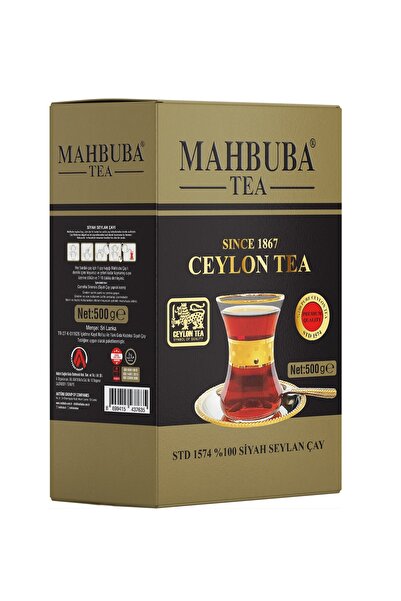 Mahbuba STD 1574 Premium İthal Seylan Sri Lanka Ceylon Kaçak Siyah Yaprak Çay...