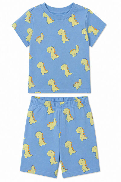 aden kids Dinosaur Printed Summer Pajamas Set