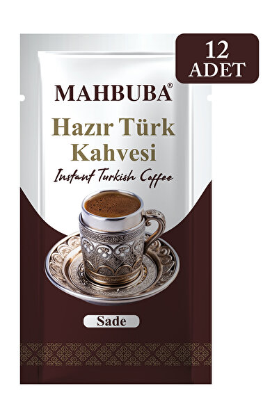 Mahbuba Sade (Şekersiz) Hazır Türk Kahvesi 12x6gr
