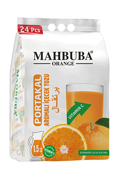 Mahbuba Portakal Aromalı Soğuk Toz Içecek 24x11.2gr