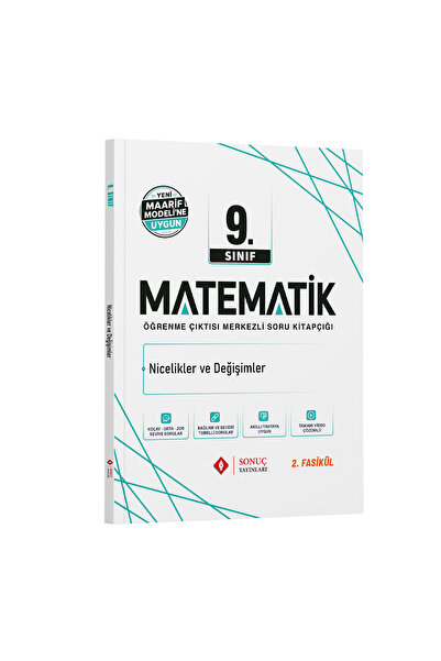Sonuç Yayınları 9. Sınıf Matematik Modüler Set Sonuç Lise ('a Özel Güncel Içeriğe Sahiptir)
