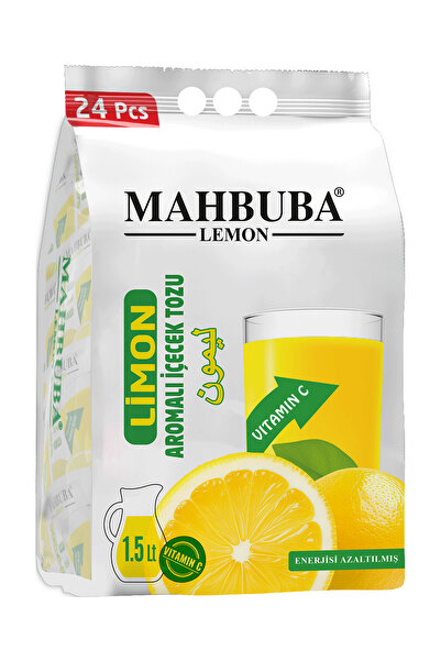 Mahbuba Limon Aromalı Soğuk Toz İçecek 24x11.2gr