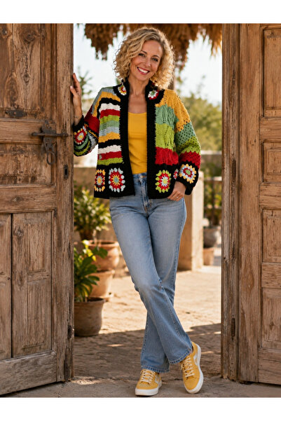 El örgüsü Yadicrochetorgu Hand knitted cardigan