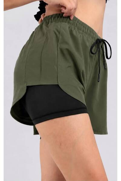 Award Fashion Women's Quick Dry Two Layered Leggings with Pocket Detail Sport...