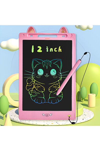 choice2 Kitty 12 inch pink New 8.5" /12" Drawing Board LCD Writing Tablet For...