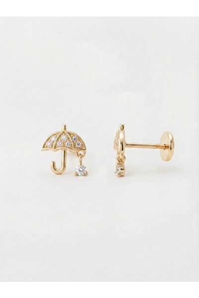 Genel Markalar Helix/Tragus Taşlı Sallantılı Şemsiye Piercing