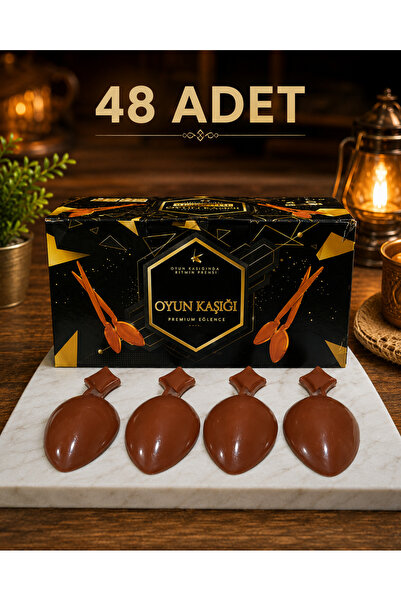 u.s.m ucuzsanalmarket Kısa Oyun Kaşığı 48 'li Set ( Ekonomik Paket )