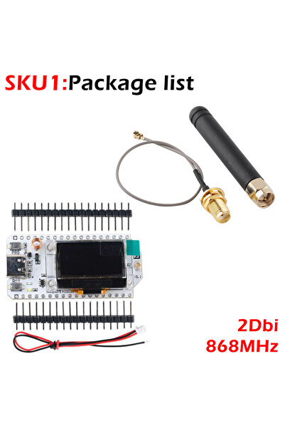 Choice5 SKU1 0.96 OLED Display ESP32 LoRa 32 V3 868MHz 915MHz HTIT-WB32LA_V3 ...
