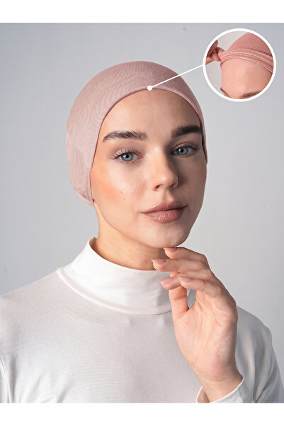 Ecardin Boneta de hijab antiderapant din silicon - ST260 Pudră