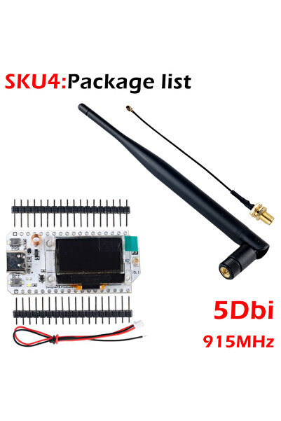 Choice لوحة تطوير HTIT-WB32LA_V3 LoRa32 SX1262 مع شاشة OLED 0.96 بوصة ونظام E...