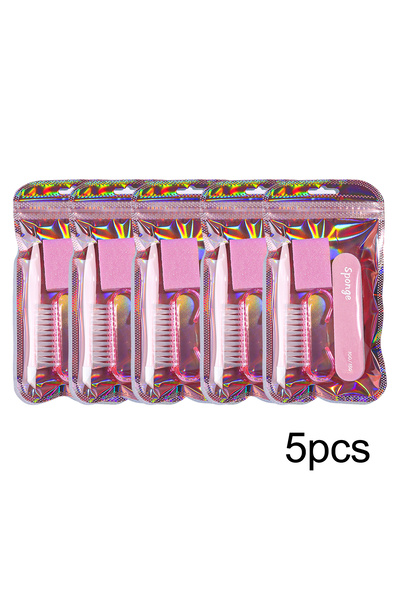 Choice FS-4 5pcs 4-Piece Nail Care Set, Disposable Nail Cleaning Tool Set, Cu...