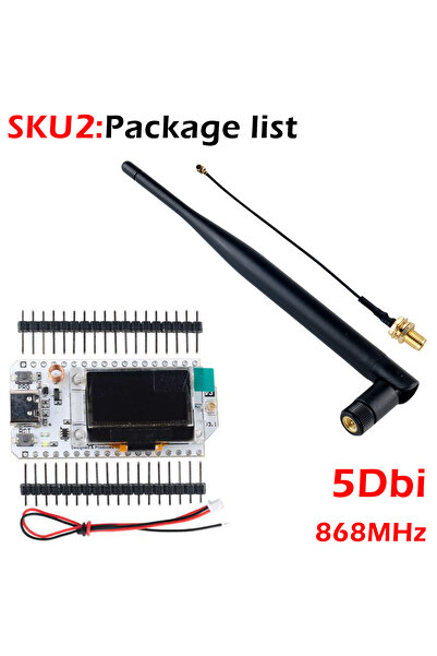Choice4 SKU2 0.96 OLED Display ESP32 LoRa 32 V3 868MHz 915MHz HTIT-WB32LA_V3 ...