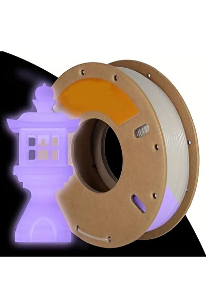 choice2 pla white to purple PLA Glow White to Rainbow 1.75mm 250g Filajoy3D 3...