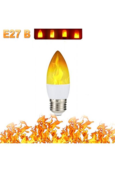 Choice E27 3Modes B LED Flame Light Bulb 4 Modes E14 E27 Party LED Flame Effe...