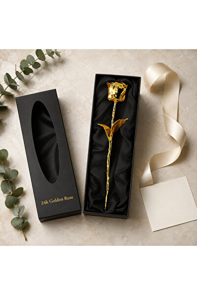 MIKAMAX Trandafir placat cu aur de 24k