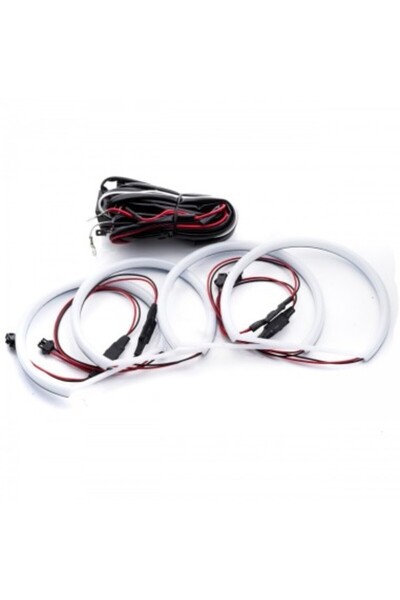 Xenon Bright Kit faruri Angel Eyes LED COTTON pentru BMW X5 E53 Facelift, pen...