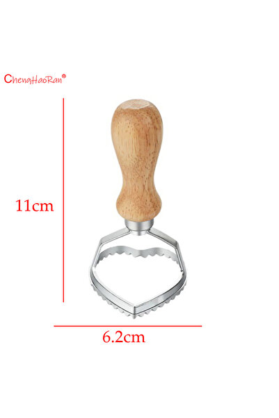 Choice4 Heart shaped 1 PC Cutter Pastry Press Mold Dumpling Lace Embossing De...