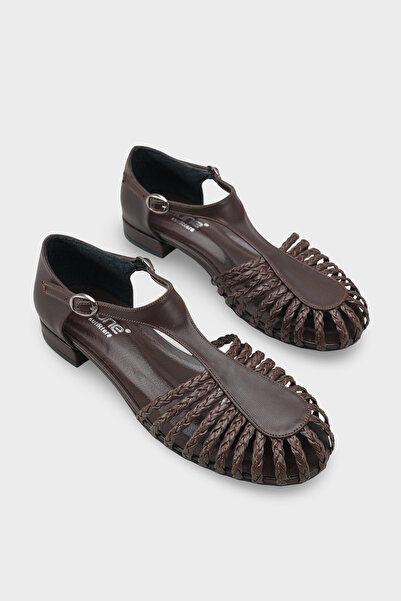 Capone Outfitters Arleen Knitted Short Heeled Women's Shoes Ballet Flats
