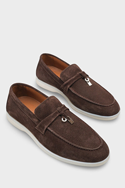 Capone Outfitters Genuine Leather Suede Men's Loafer Shoes