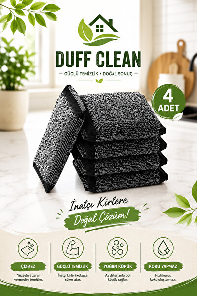DUFF CLEAN 4 Pieces of Magic Inox Wire Dish Sponge