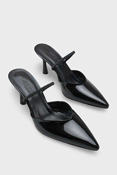 Capone Outfitters Moira Pointed Toe Mid-Heeled Women's Shoes with Back Strap