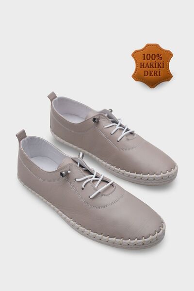 Capone Outfitters Fina Hakiki Deri Soft Konfor Tabanlı Kadın Sneaker