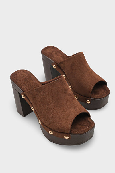 Capone Outfitters Cornelle Platformă cu o singură curea pentru femei Sabo papuci