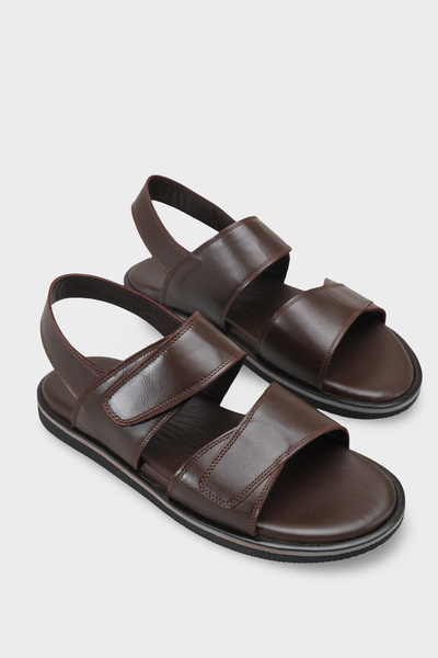 Capone Outfitters Wilfrid Velcro Double Strap Open Toe Men's Sandals