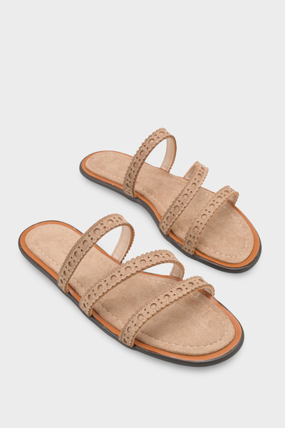 Capone Outfitters Papuci de damă Estelle cu toc plat