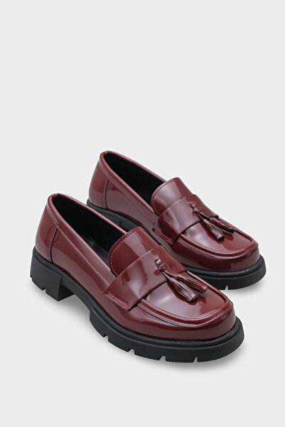 Capone Outfitters Elga Trak Tabanlı Püsküllü Kadın Loafer