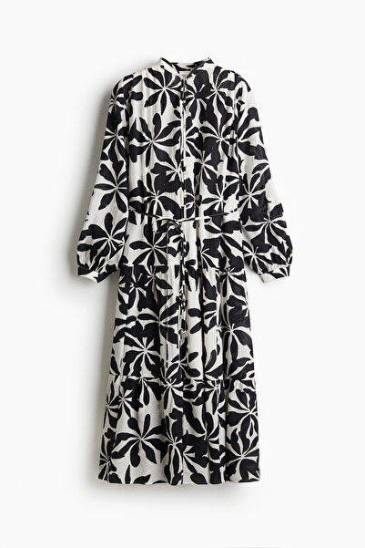 H&M Oversize Krinkle Elbise