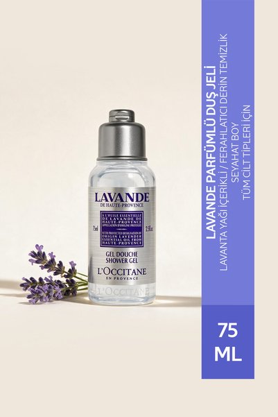 L'Occitane Lavande Perfumed Shower Gel, Containing Lavender Oil, Travel Size,...
