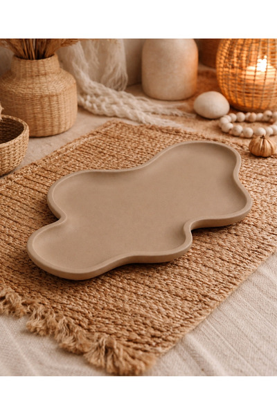 Sisay Home Διακοσμητικός δίσκος παρουσίασης σε στυλ Μποέμ - Διακοσμητικός & Κ...