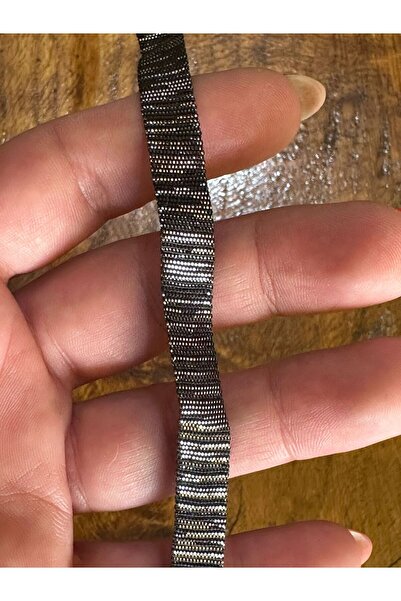 Gönülden Tasarım 100X1 cm Smoked Shiny Ribbon Sewing Accessory