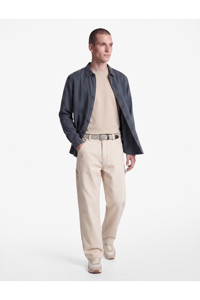 Koton Regular Fit Long Sleeve Classic Collar Buttoned Shirt