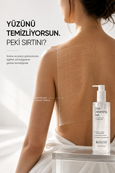 OMORFİA Cadı Fındığı Özlü, Ve Siyah Nokta Karşıtı Cica Yüz Temizleme Jeli 250 ml
