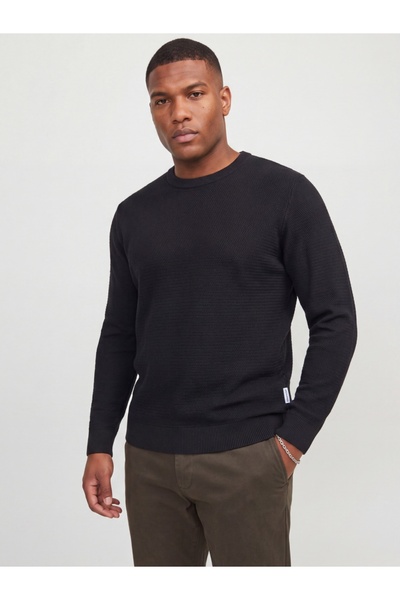 Jack & Jones Plus Pulover tricotat pentru bărbați, mărimi mari, din bumbac or...