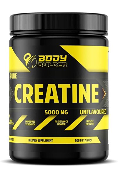 Body Builder creatine monohydrate powder - Creatine 5000 MG, 100 ser - 500 Gr...